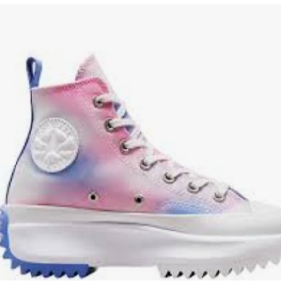 CONVERSE RUN STAR HIKE HI PLATFORM WOMEN SZ 7.5 - Picture 1 of 10